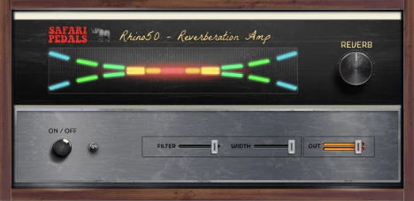 safari pedals Rhino Reverb - A Vintage HiFi Reverb amp, with a w