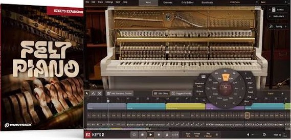 Toontrack EKX Felt Piano - for EZkeys 2