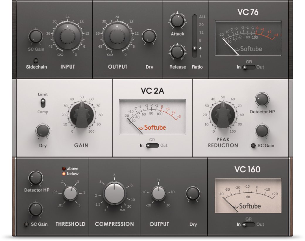 Native Instruments Vintage Compressors (VC 76, VC 2A, VC 160)