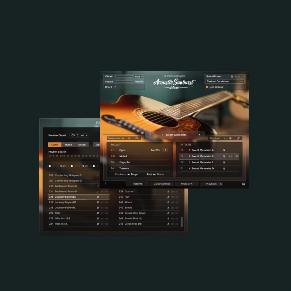Native Instruments Session Guitarist - Acoustic Sunburst Deluxe