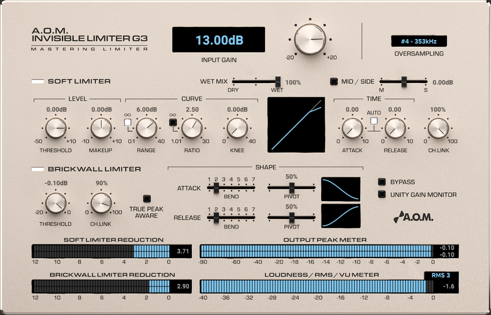 AOM Factory Invisible Limiter G3