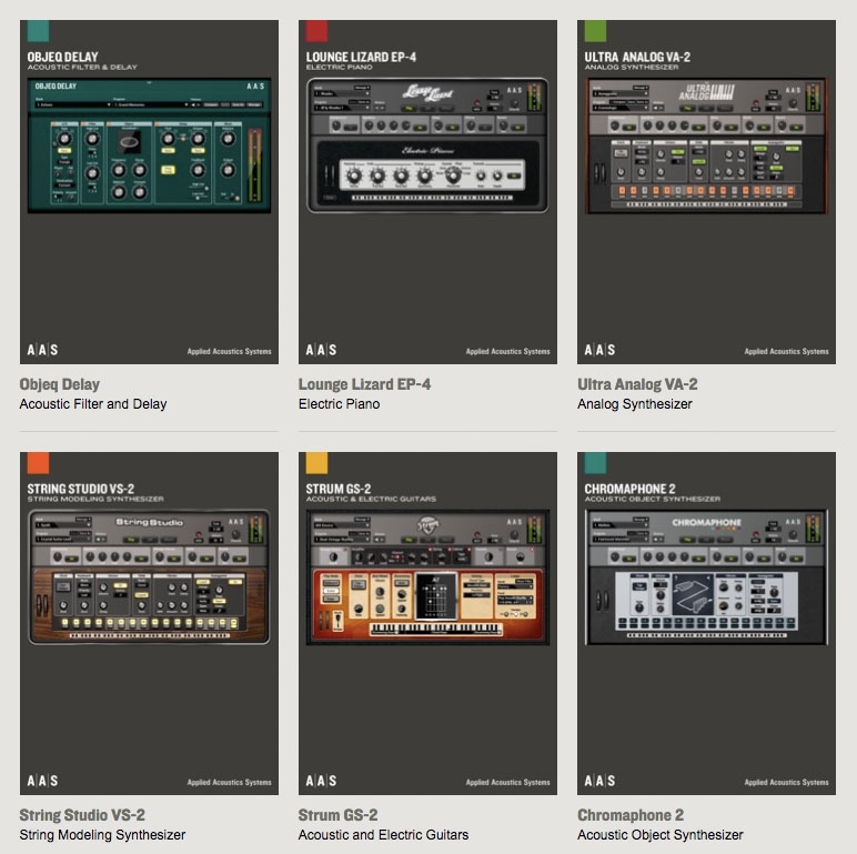 AAS Applied Acoustics Systems The Modeling Collection