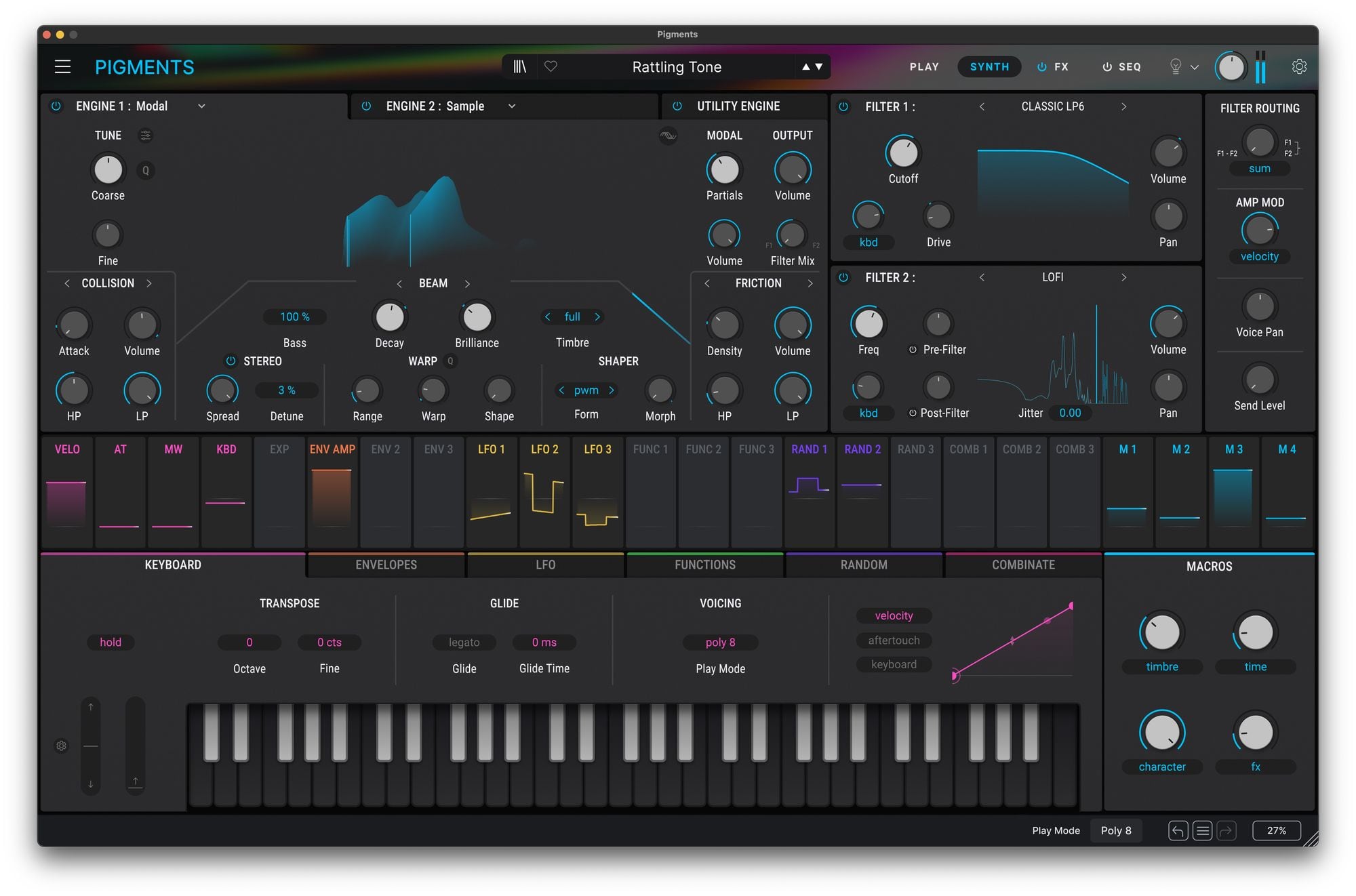 Arturia Arturia Pigments 6 – Polychrome Software Synthesiz