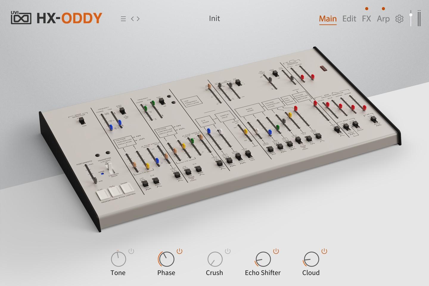 UVI HX-Oddy, Super-7, Relayer, Grand Piano Model D