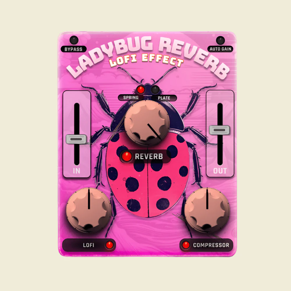 Safari Pedals LadyBug Reverb - LoFi Reverb machine