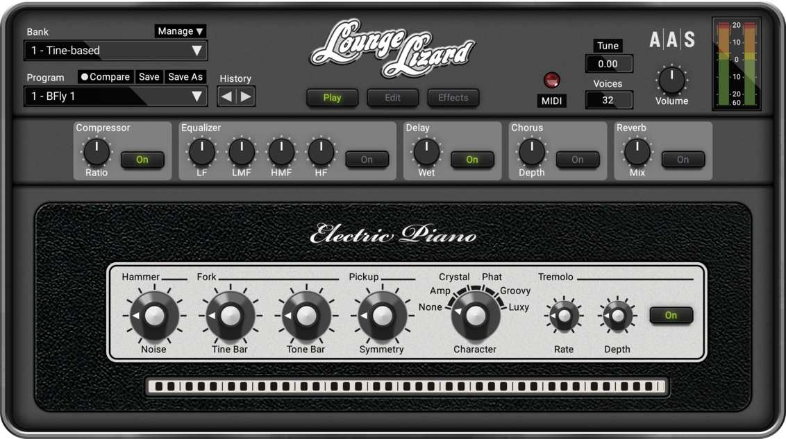 AAS Applied Acoustics Systems LOUNGE LIZARD EP-4 Electric Piano