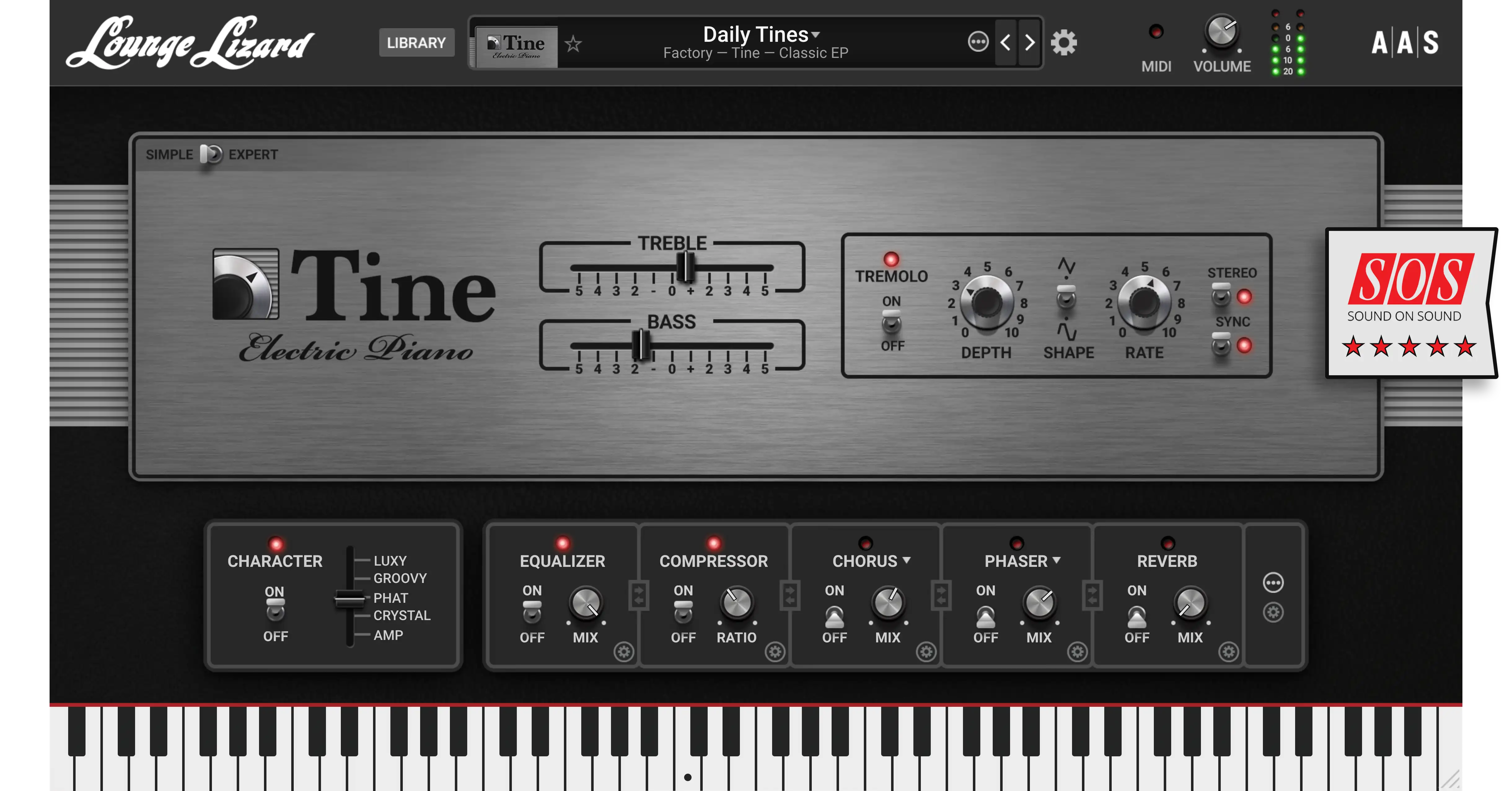 AAS Applied Acoustics Systems lounge lizard ep-5