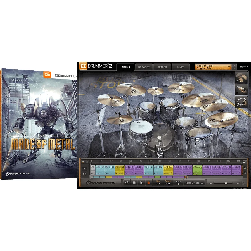 Toontrack MADE OF METAL EZX