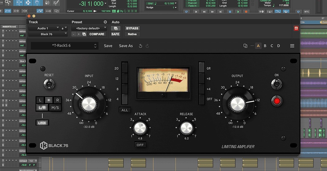 IK Multimedia T-Racks 5 Black 76 Limiting Amplifier