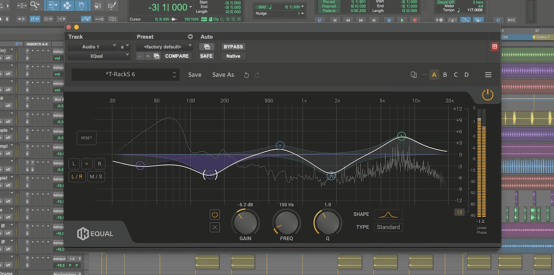 IK Multimedia T-Racks 5 EQual (10 band, parametric eq)