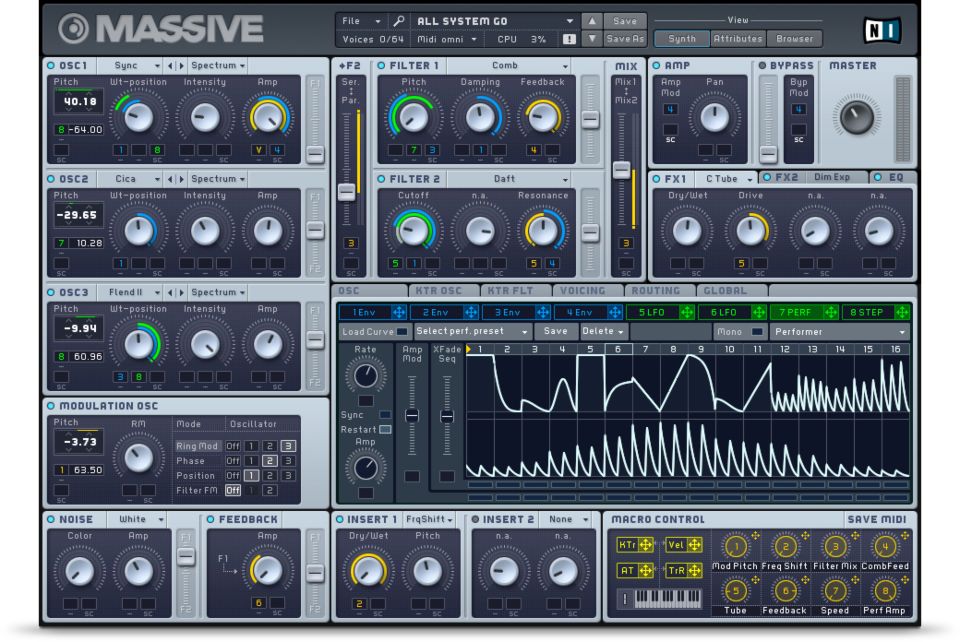 Native Instruments Massive [Wavetable Synth]