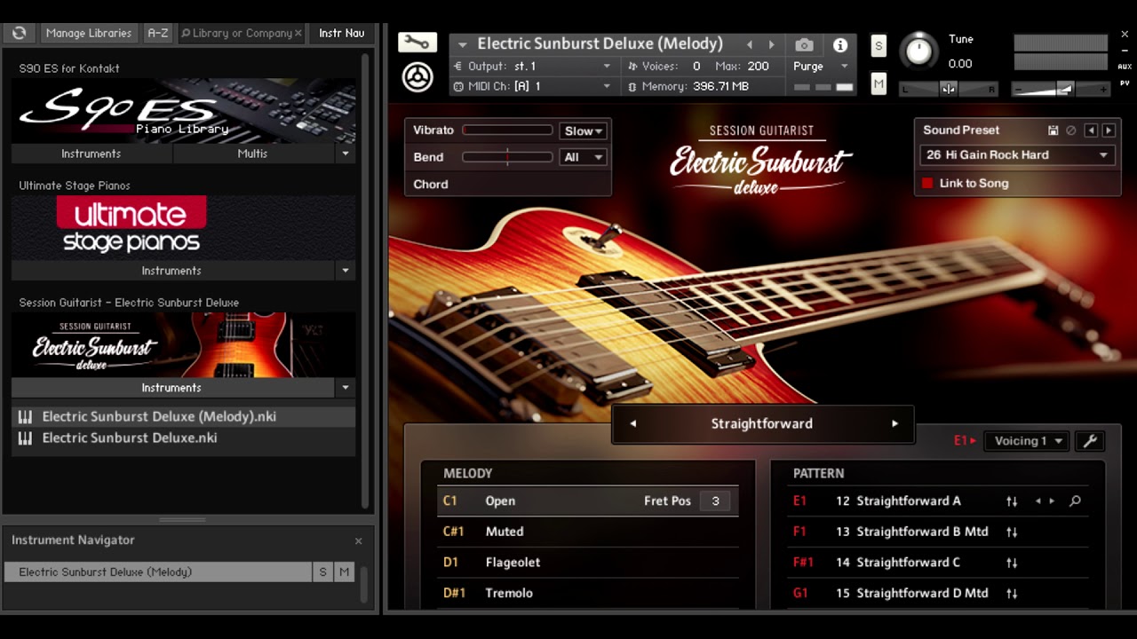 Native Instruments Session Guitarist Electric Sunburst Deluxe