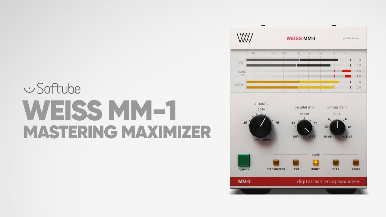 Softube Weiss MM-1 Mastering Maximizer