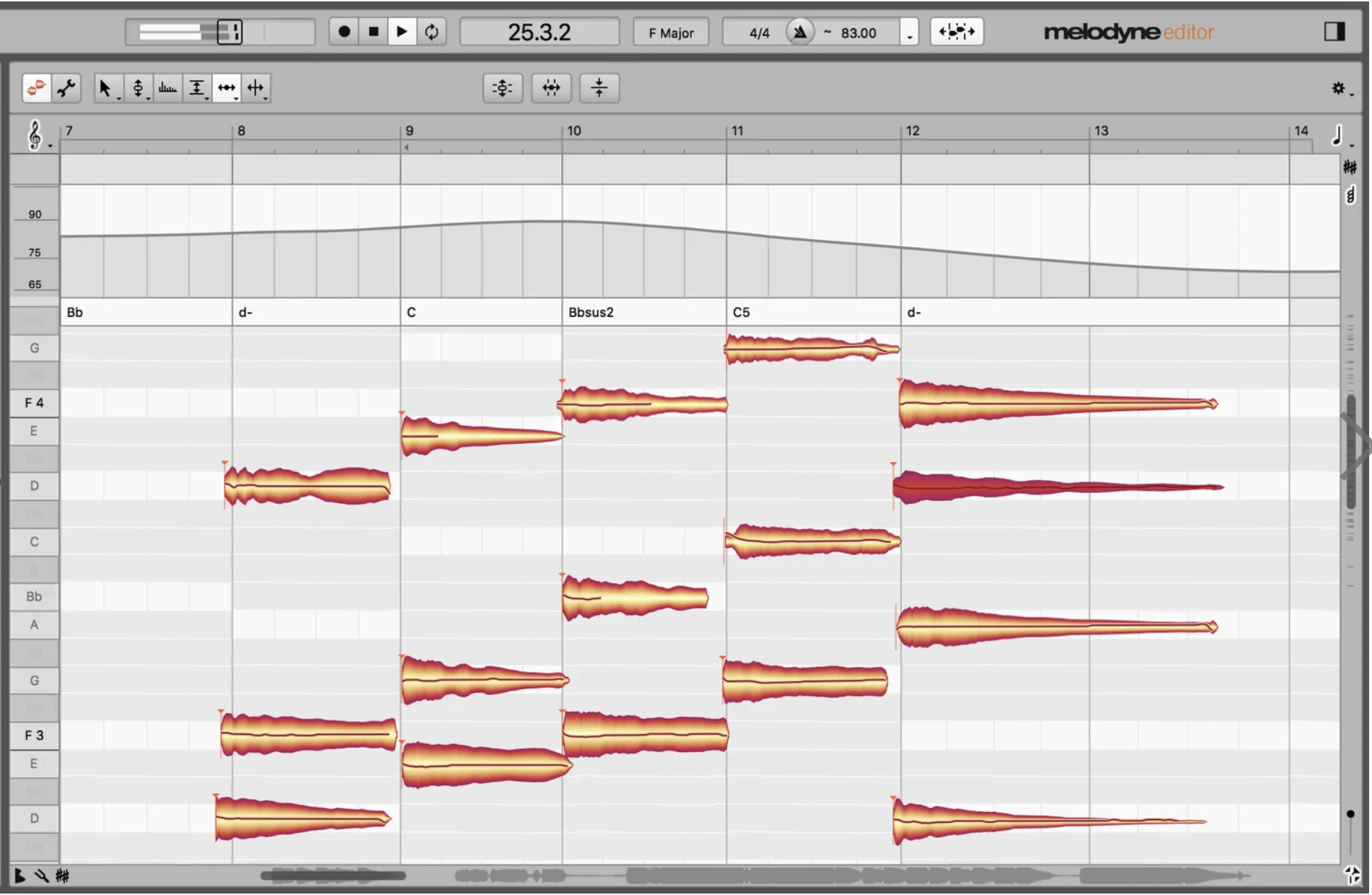 Celemony Melodyne Editor