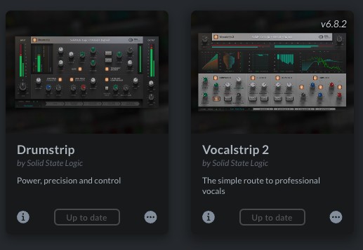 SSL SSL Native Vocalstrip 2 & Drumstrip 2