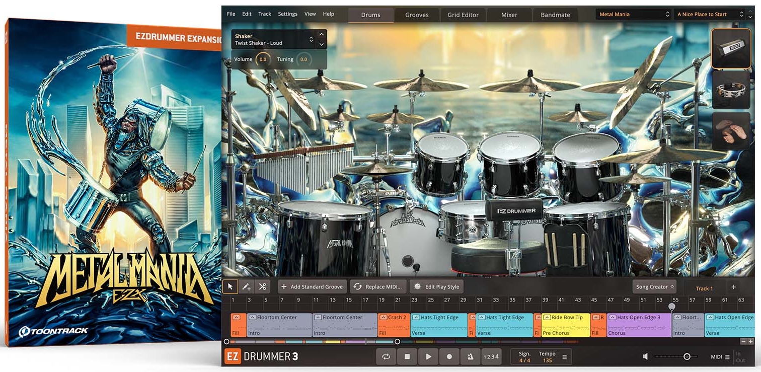 Toontrack EZX of your choice for EZdrummer     3