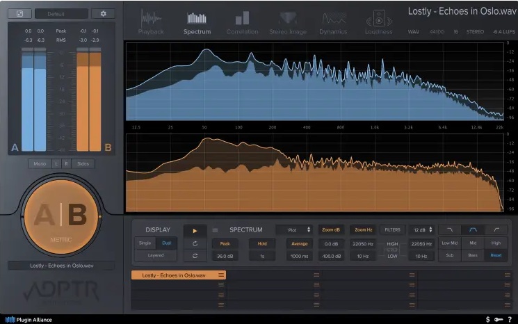 Plugin Alliance ADPTR AUDIO Metric AB