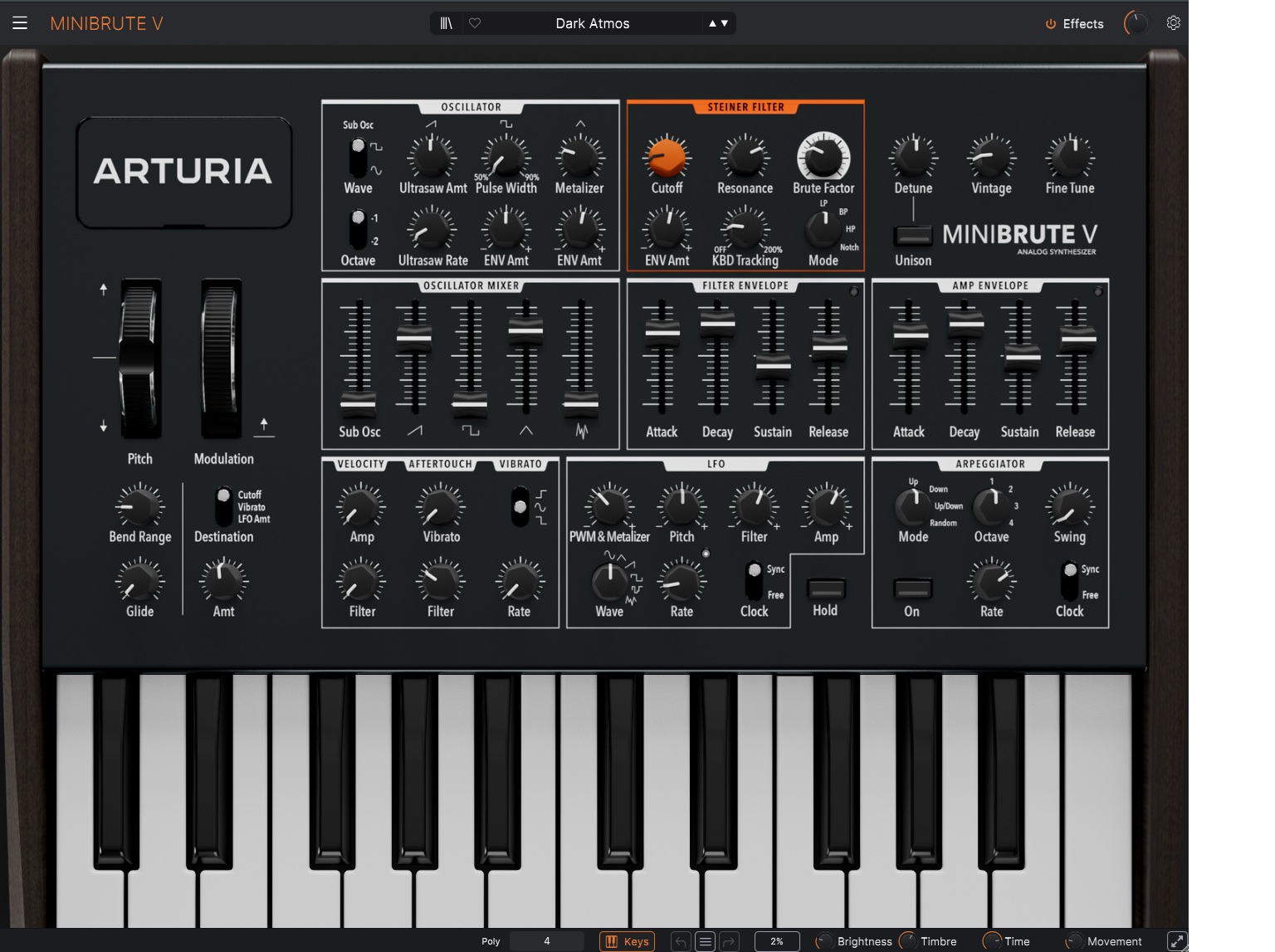 Arturia MiniBrute V