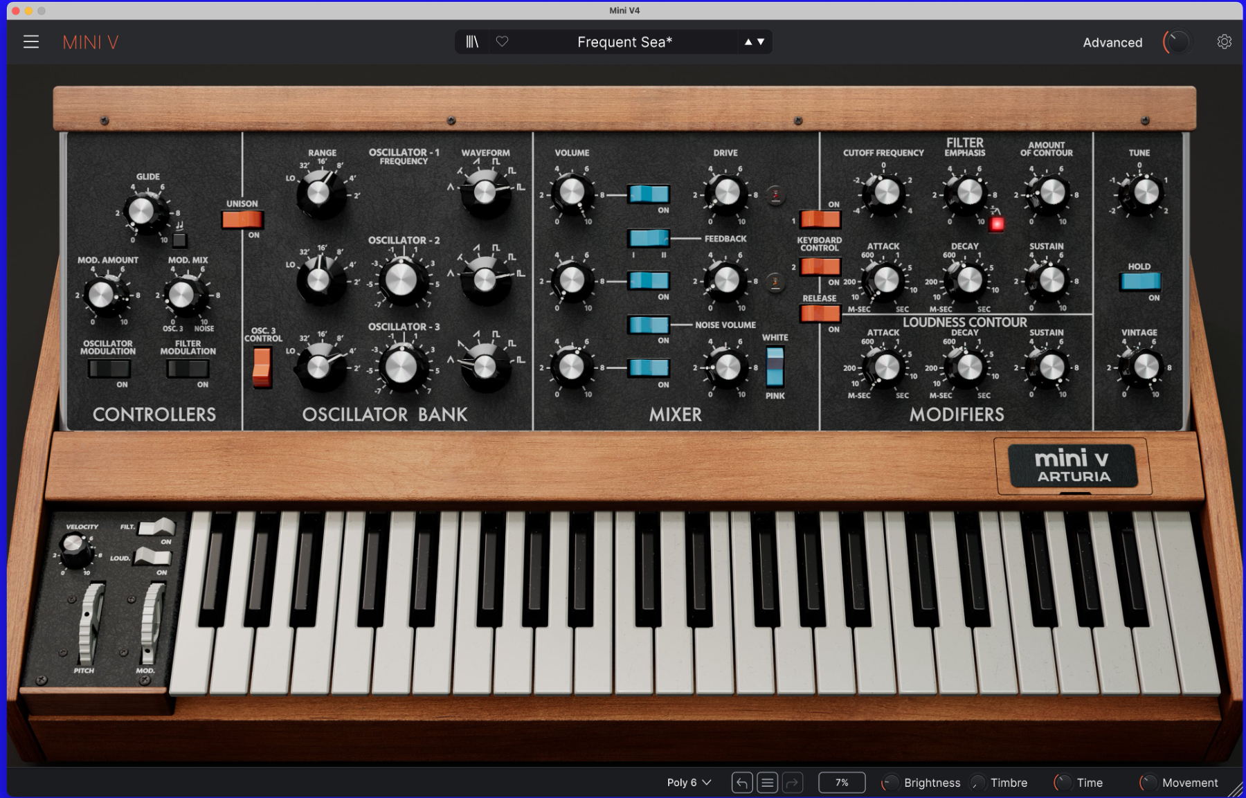Arturia Mini V4 - Moog Model D