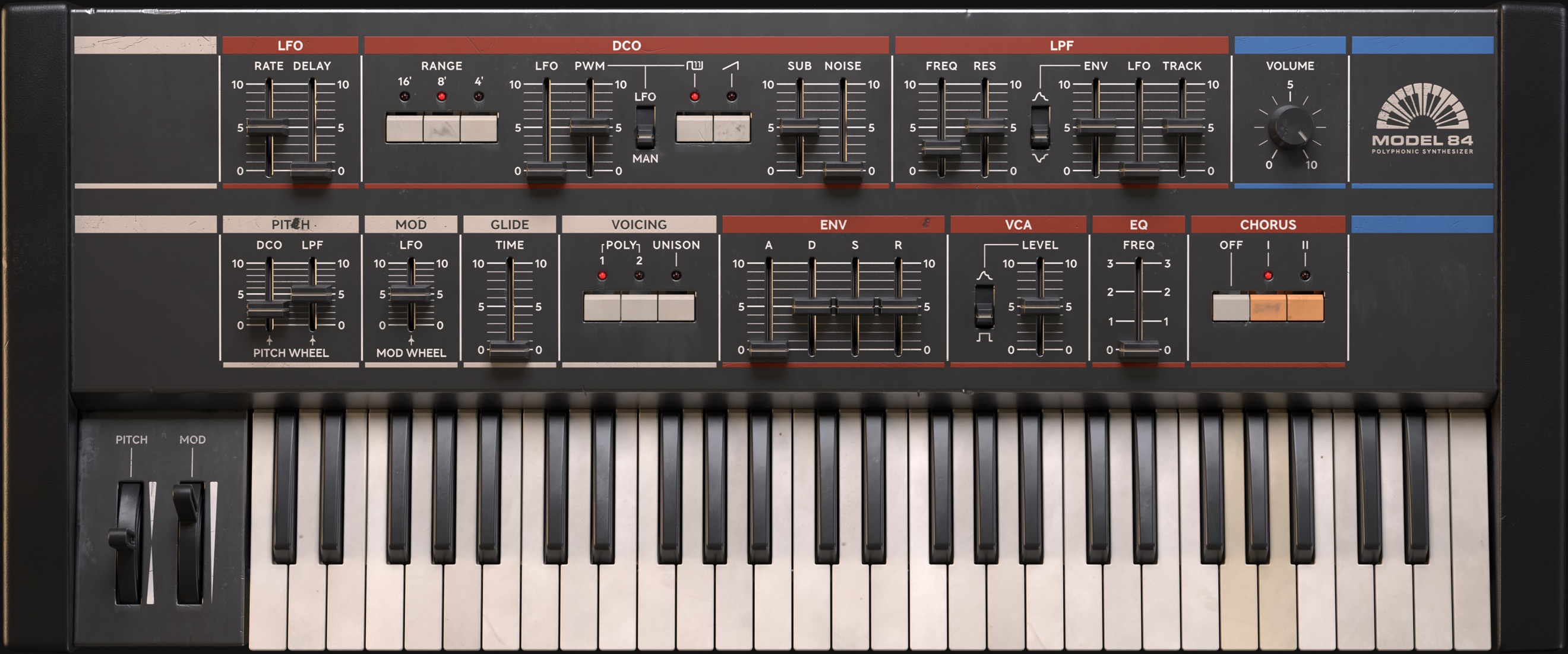 Softube Model 84 Polyphonic Synthesizer