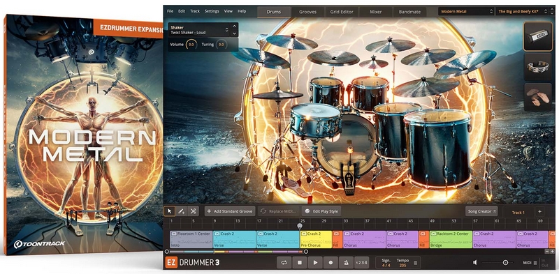 Toontrack Modern Metal EZX