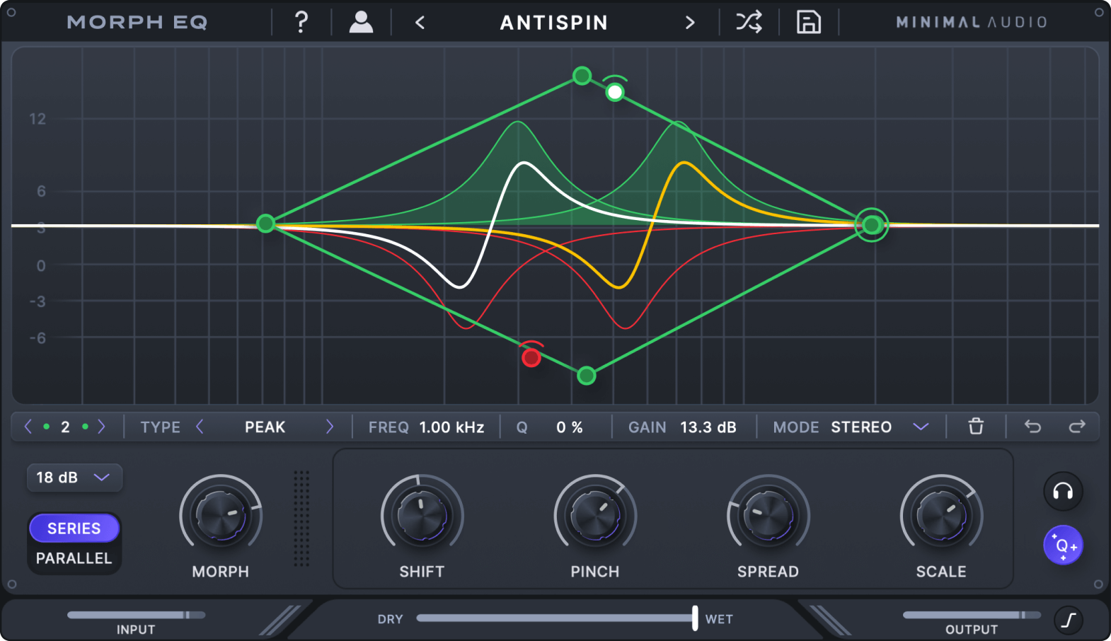 Minimal Audio Morph EQ