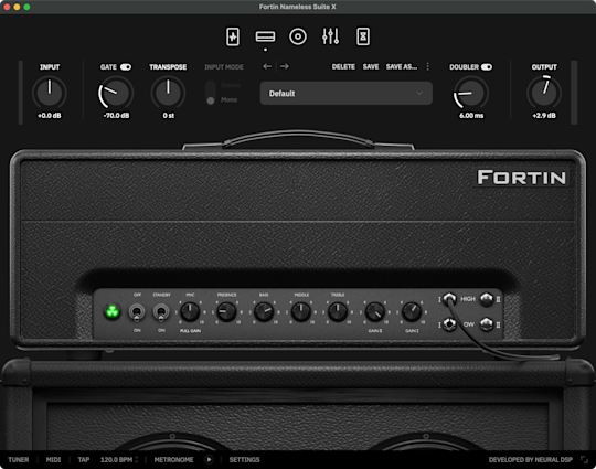 Neural DSP Fortin Nameless X + 5 Free Paid Cab IR Packs