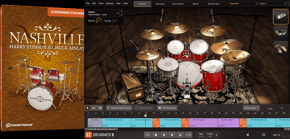 Toontrack Nashville EZX