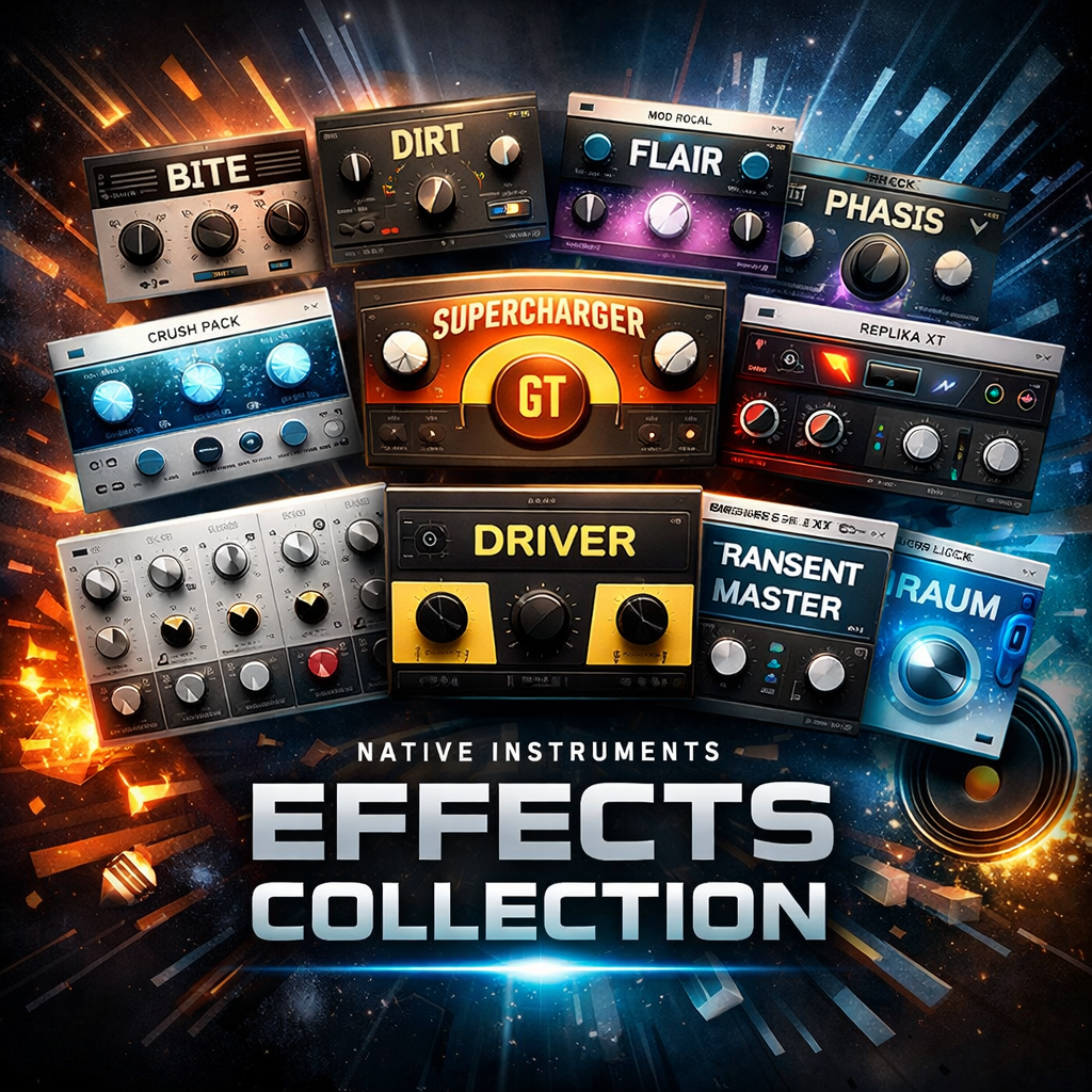 Native Instruments Effects Collection (Crush/Mod Pack, Replika XT, +)