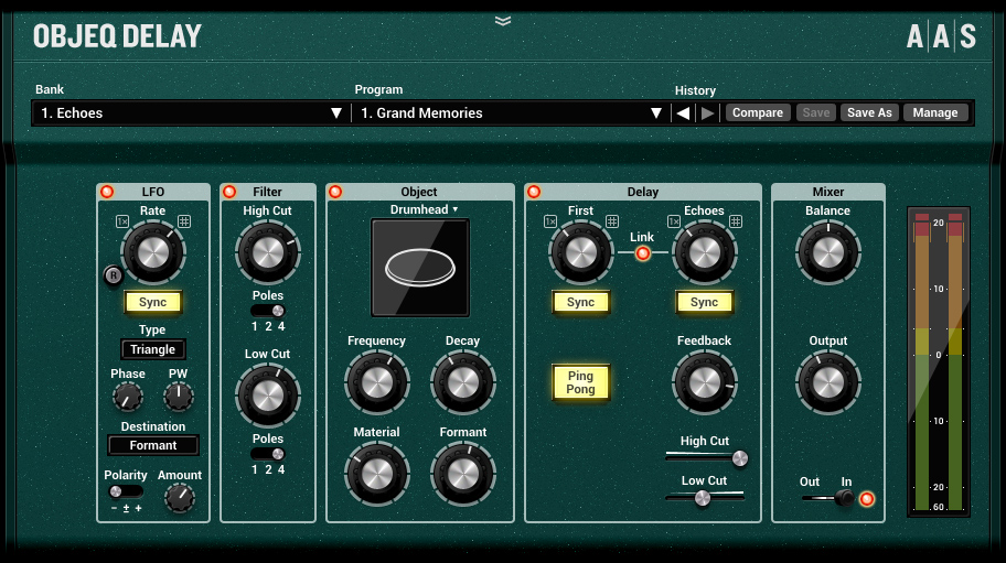 AAS Applied Acoustics Systems OBJEQ DELAY