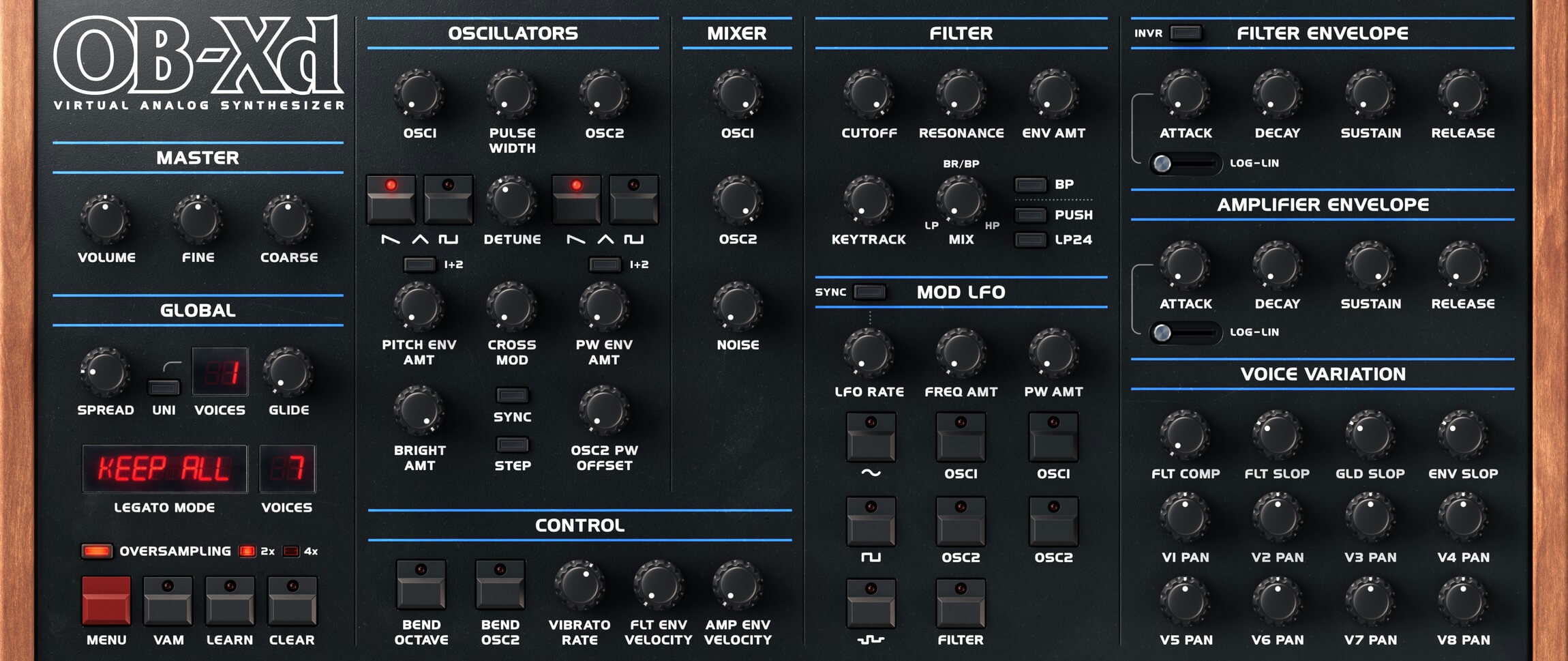 DiscoDSP OB-Xd 3.11