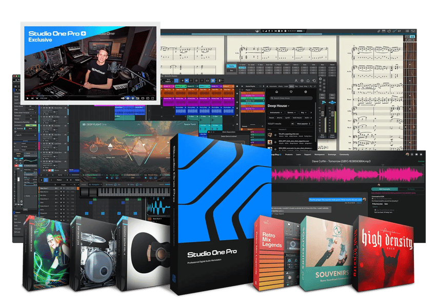 Presonus Studio One Pro 7 & 6 & More