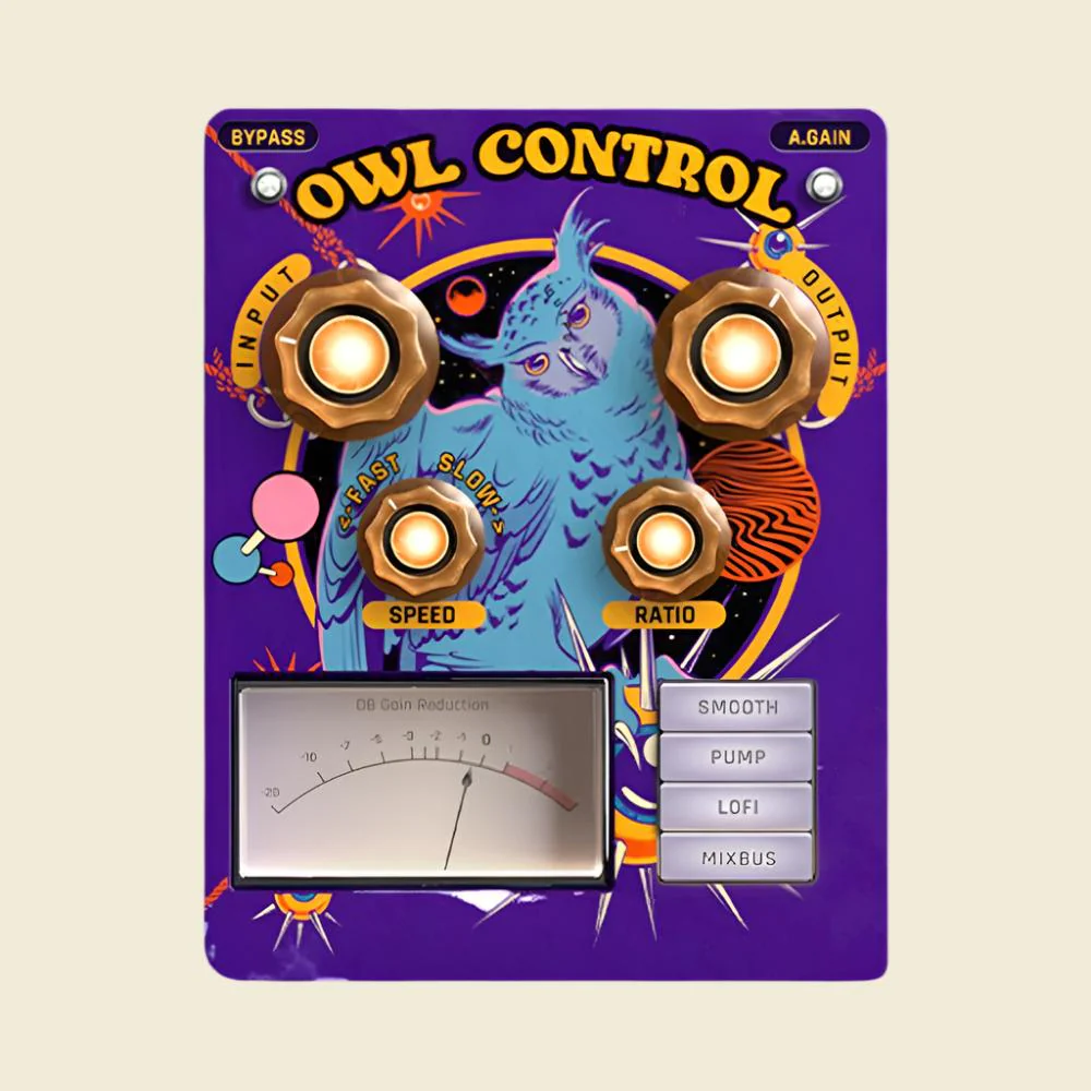 Safari Pedals Owl Control - 4 smart compressors in one wild plug