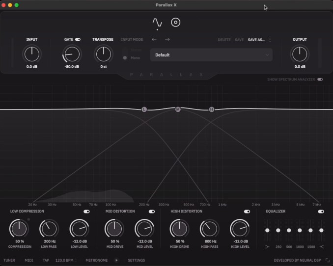 Neural DSP parallax x