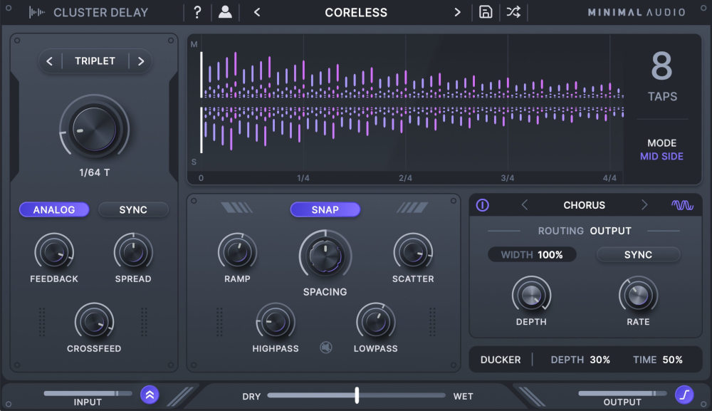 Minimal Audio Cluster Delay