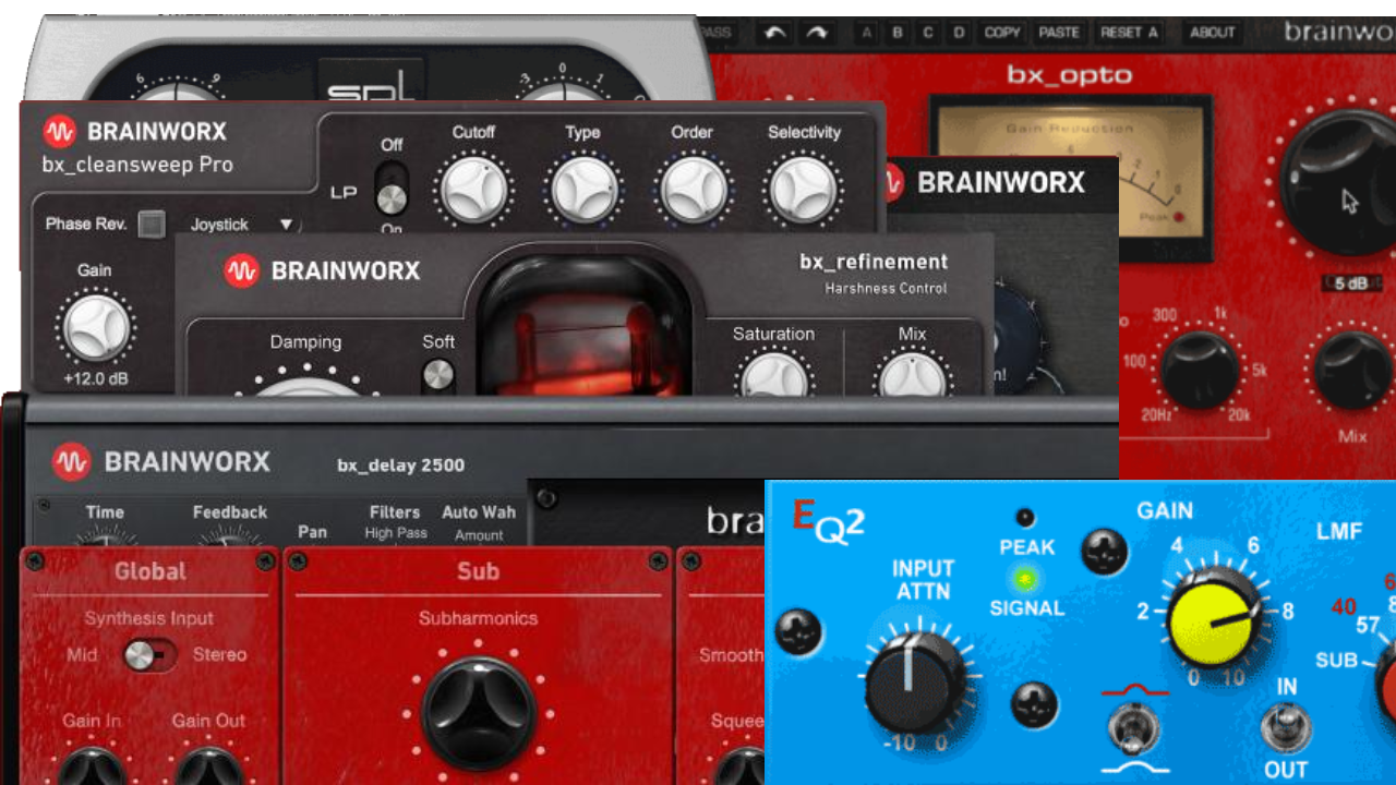 Plugin Alliance / Brainworx 10 Plugins Bundle