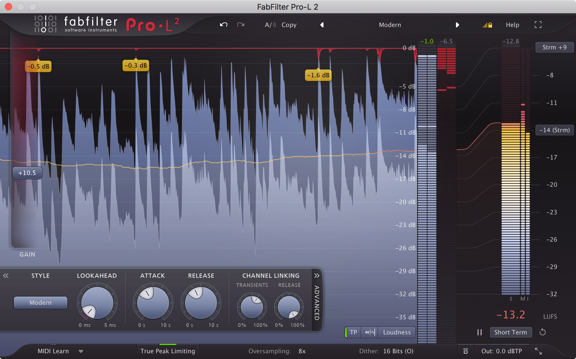 Fabfilter Pro-L2 + Saturn 2