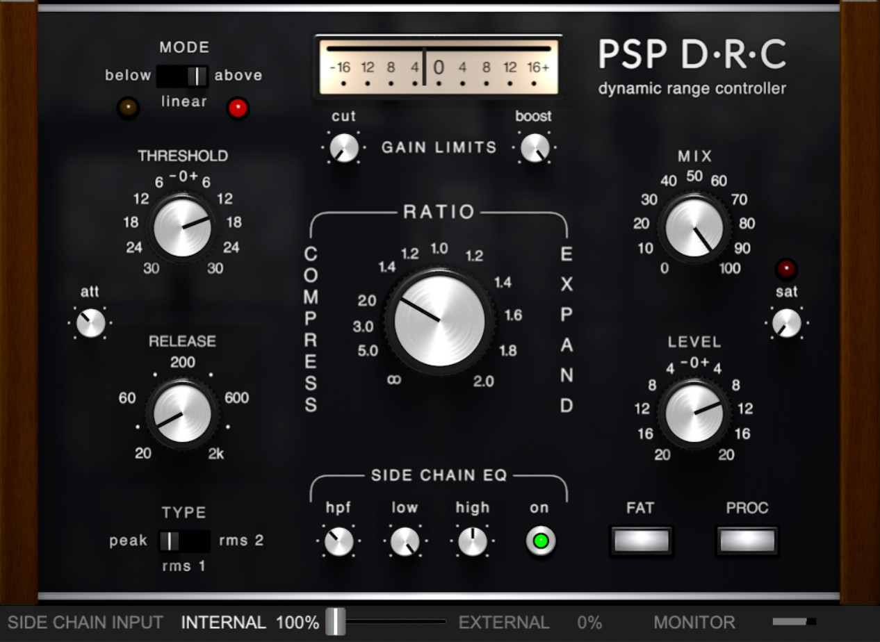 PSP Audioware DRC DYNAMIC RANGE CONTROLLER