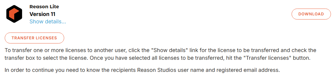 Propellerhead Reason 11 Lite