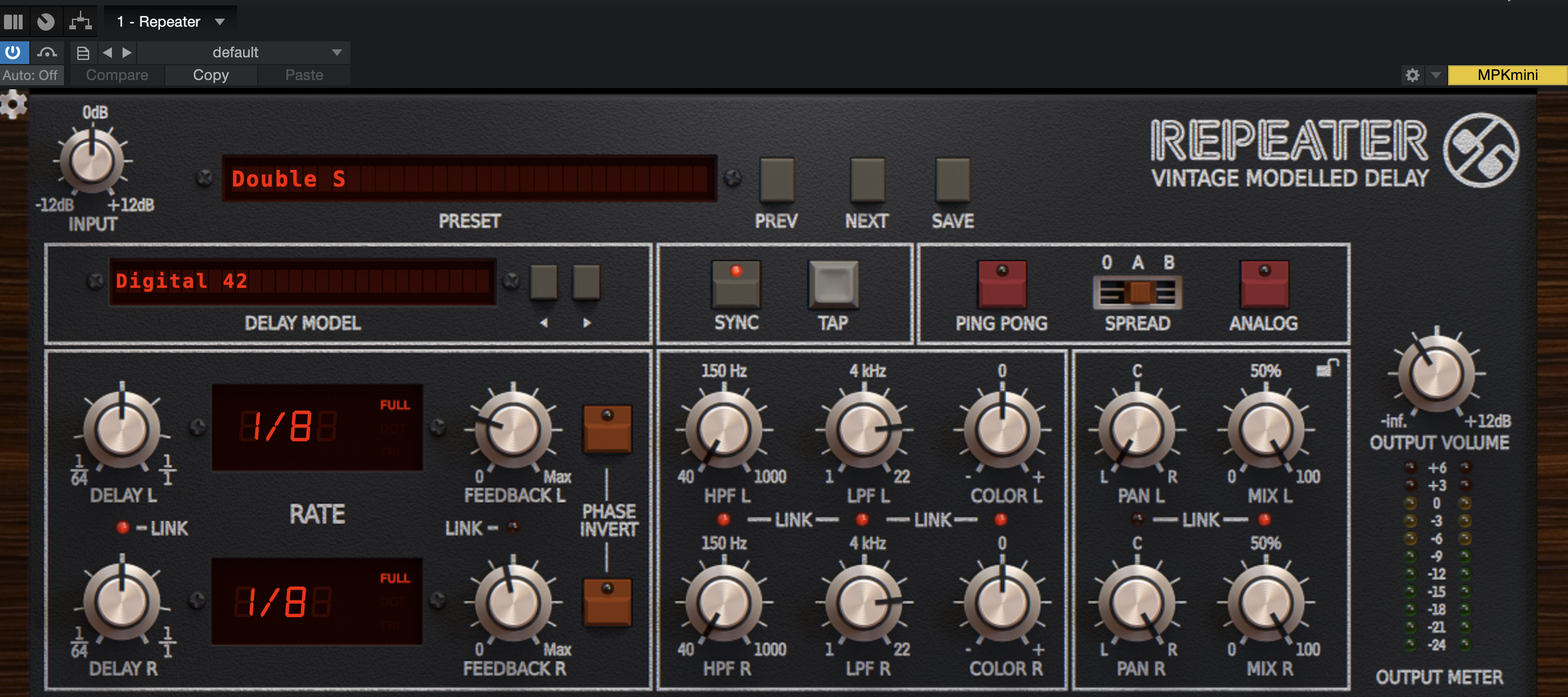 D16 Group Repeater Vintage Delay