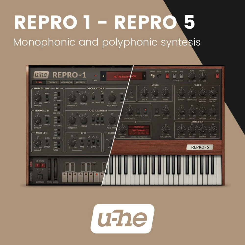 u-he Repro 1 and 5