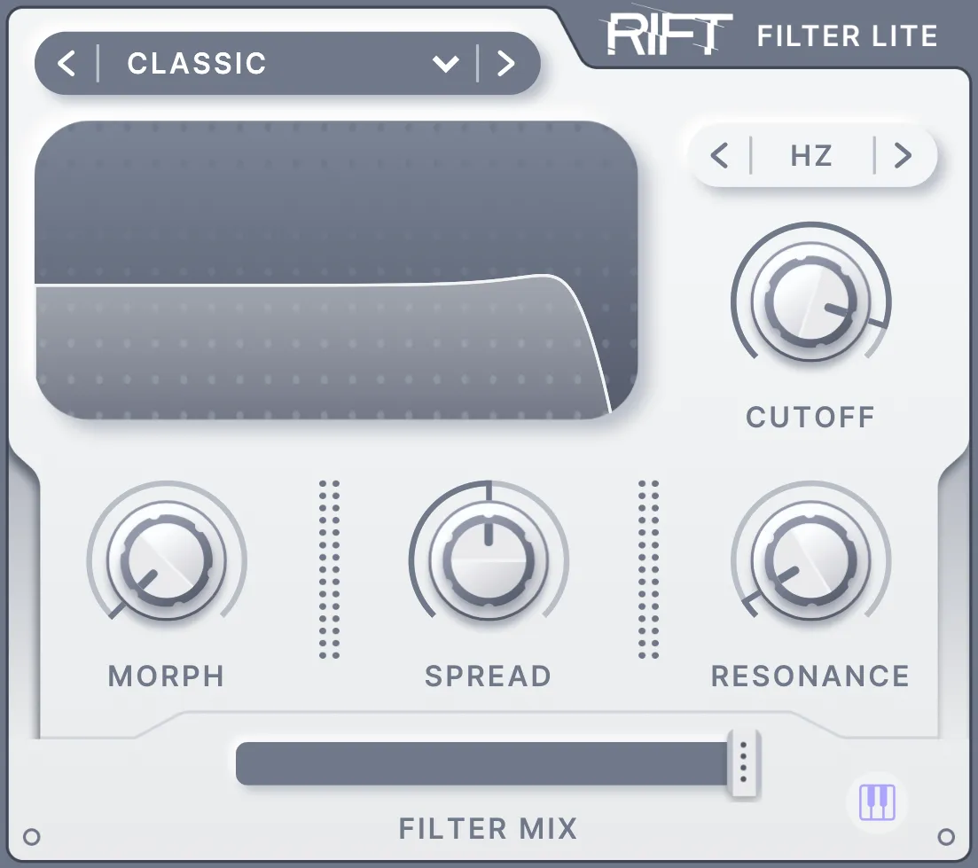 Minimal Audio Rift Filter Lite