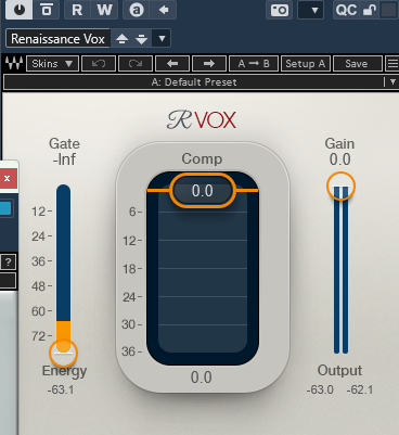Waves RVox vocal compressor