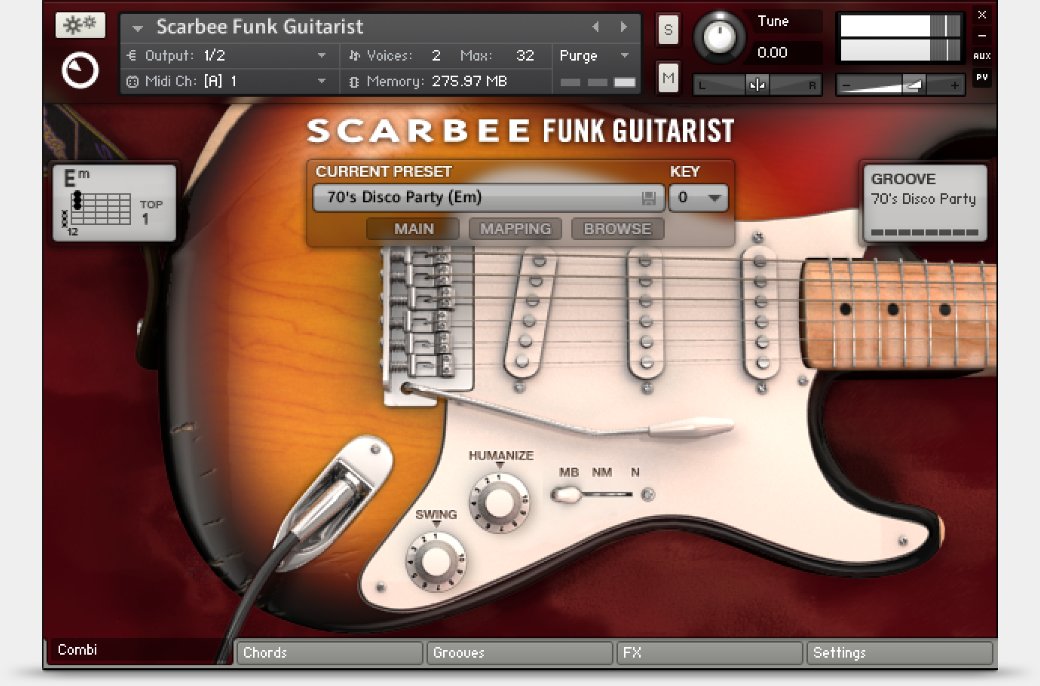 Native Instruments Scarbee Funk-Guitarist