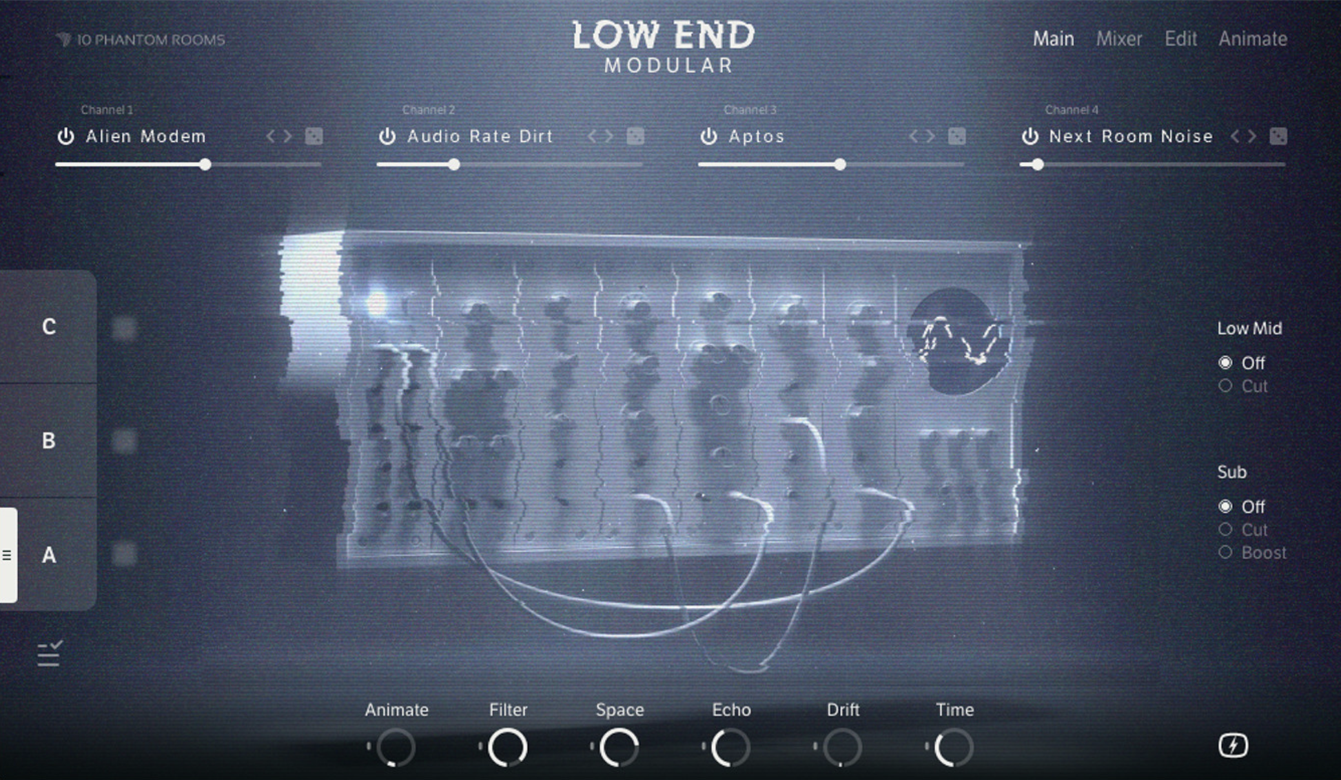 Native Instruments 10 Phantom Rooms - Low End Modular