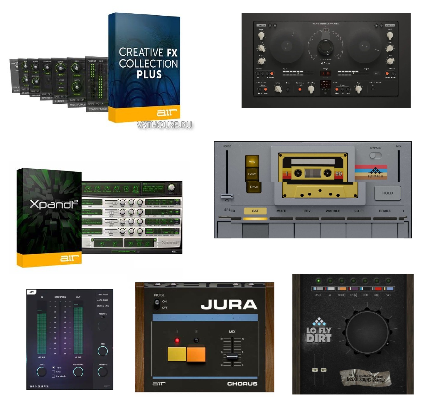 Air Music Tech BUNDLE Soft Clipper, Fly Tape, Dirt, FX Plus, XPan