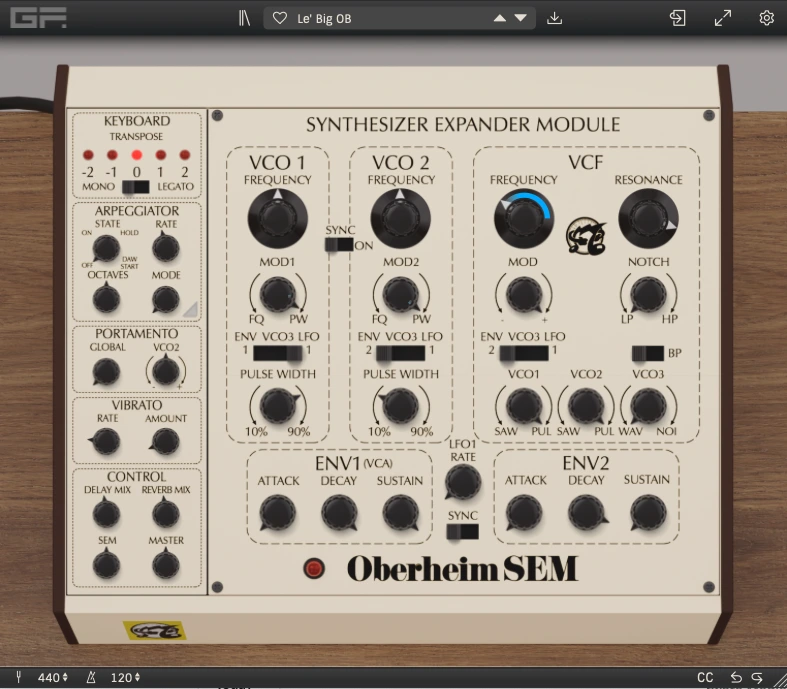 GForce Oberheim SEM