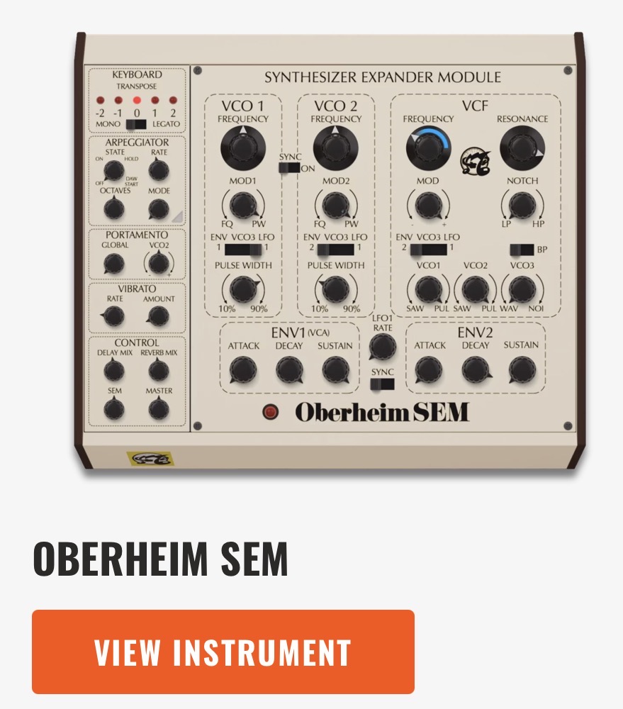 GForce Oberheim SEM