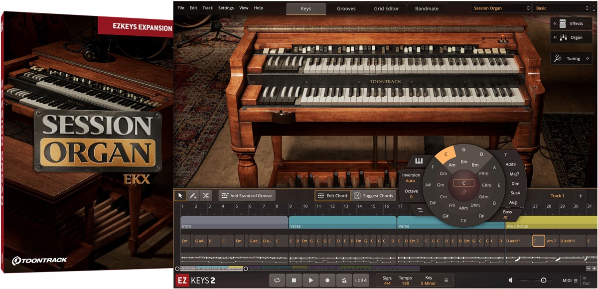 Toontrack Session Organ EKX for EZkeys 2