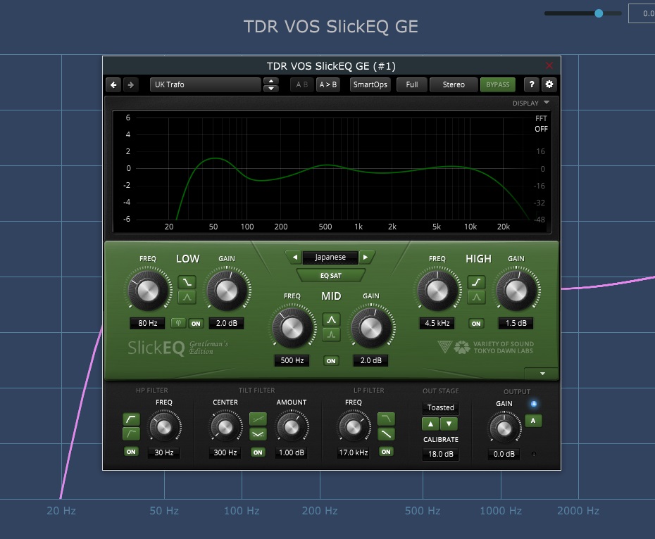 Tokyo Dawn Records Slick EQ GE